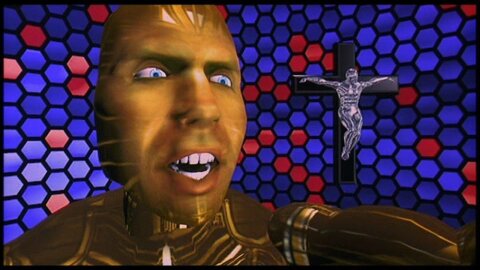 Lawnmower Man VR backdrop