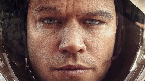 The Martian Matt Damon backdrop