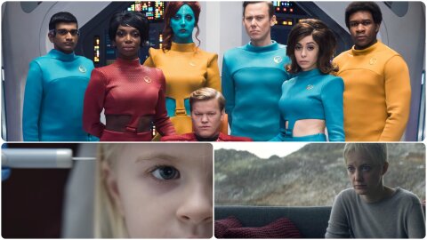 Black Mirror Season 4 three-episode backdrop collage